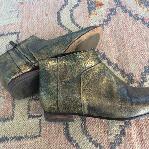 Cole Haan Bronze Booties - Picture 2 of 2
